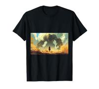 David vs Goliath: Young Shepherd Faces Giant Warrior T-Shirt