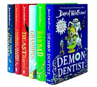 David Walliams 6 Books Set Collection (Bad Dad, Demon Dentist, Grandpa's Great Escape, The Beast, Gangsta Granny, Code Name Bananas)