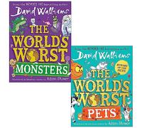 David Walliams Collection 2 Books Set (The World’s Worst Monsters & The World’s Worst Pets)