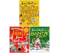 David Walliams Collection 3 Books Set (The World’s Worst Children 3, The World of David Walliams Book of Stuff, Santa & Son)