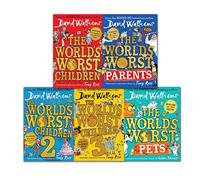 David Walliams World's Worst Series 5 Books Collection Set ( Worst Parents, Pets & Children)
