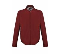 David WeJ Ashford Relaxed Zip Through Jacket - Burgundy - 54