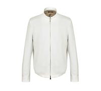 David WeJ Ashford Relaxed Zip Through Jacket - White - 46