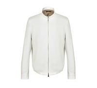 David WeJ Ashford Relaxed Zip Through Jacket - White - 56