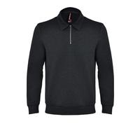 David WeJ Enzo Cotton Zip Polo - Charcoal - XXL