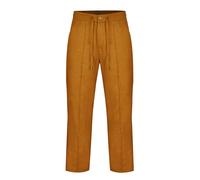 David WeJ Hugo Linen Drawstring Trouser - Mustard - 40
