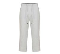 David WeJ Hugo Linen Drawstring Trouser - White - 42