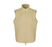 David WeJ Hugo Linen Gilet - Beige - 60