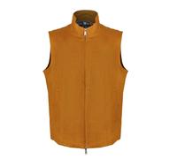 David WeJ Hugo Linen Gilet - Mustard - 54