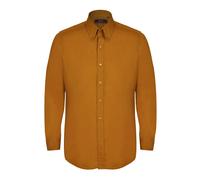 David WeJ Hugo Linen Pin Down Shirt - Mustard - XL