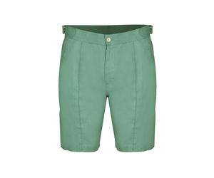 David WeJ Hugo Linen Shorts With Side Adjusters - Teal - 40