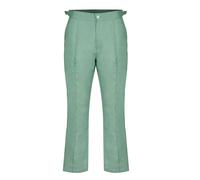 David WeJ Hugo Linen Trousers With Side Adjusters - Teal - 42