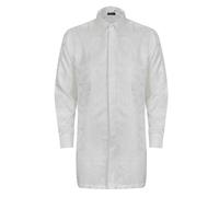 David WeJ Kensington Floral Jacquard Tunic Shirt - White - XXL