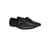 David WeJ Lorenzo Woven Loafers - Black - 44