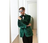 David WeJ Maison Velvet Blazer - Green - 50