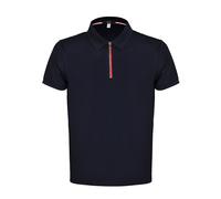 David WeJ Marco Zip Polo - Navy - XXL