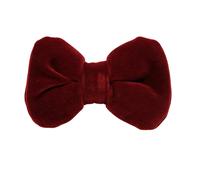 David WeJ Velvet Pretied Bow Tie - Red