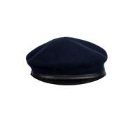 David WeJ Wickliffe Wool Beret - Navy
