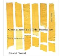 David West Continental Philosophy: An Introduction Hardcover Book David West Multicolor