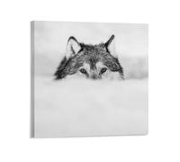 David Yarrow-Encroachment-wildlife Black And White Art Poster Canvas Painting Poster Wall Art Decorative Picture Prints Modern Dec