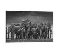 David Yarrow-The-Circle-of-Life-wildlife Black And White Art Poster Painting On Canvas Wall Art Poster Scroll Picture Print Walls
