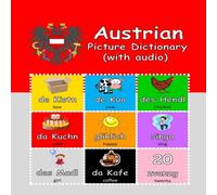 David Young Austrian Picture Dictionary: with audio Paperback Book David Young Multicolor