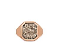 David Yurman 18K rose gold Streamline® signet ring - Pink 7.5-8.5