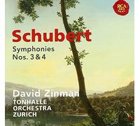David Zinman (Conducter) - Tonhalle Orchester Zurich, Schubert: Symphonies No. 3 & No. 4 Tragic [Japan CD] SICC-1555