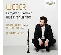 DAVIDE BANDIERI MATT - WEBER COMPLETE CHAMBER MUSIC - CD - K4z