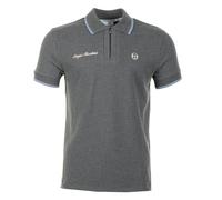 Davide Zip Polo Shirt Charcoal Marl, XL