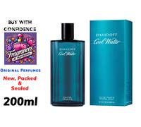 Davidoff Cool Water Eau De Toilette for Men 200ml - New, Packed & Sealed
