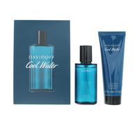 Davidoff Cool Water For Him 2 Piece Gift Set: Eau De Toilette 40ml - Shower Gel 75ml