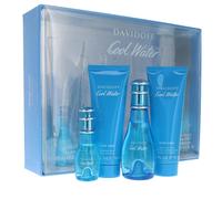Davidoff Cool Water Her Eau de Toilette Spray 50ml Gift Set for Her