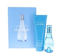Davidoff Cool Water Woman Eau De Toilette Gift Set 30ml Eau De Toilette Spray & 75ml Body Lotion