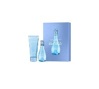 Davidoff Cool Water Woman Eau De Toilette Gift Set 30ml Eau De Toilette Spray & 75ml Body Lotion