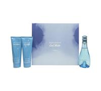 Davidoff Cool Water Woman Gift Set 100ml Eau De Toilette + 75ml Body Lotion + 75ml Shower Gel