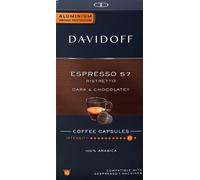 Davidoff Espresso 57 Ristretto aluminum capsules for Nespresso 10 pcs