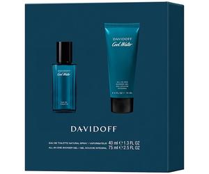 Davidoff Mens-fragrances Cool-WaterLimited EditionGift set Eau de Toilette Spray 40 ml + All in One Shower Gel 75 ml