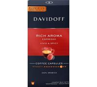 Davidoff Rich Aroma aluminum capsules for Nespresso 10 pcs