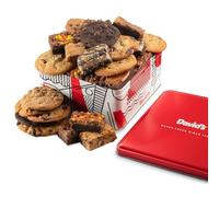 David's Cookies Gourmet Cookie and Brownie Gift Basket, 12 x 1.5oz Freshly Baked Cookies and 10 x 57g Individually Wrapped Brownies, Ideal for Sharing, Ideal Gift for All Special Occasions