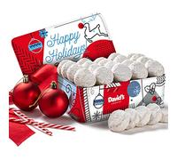 David's Cookies Winter Wonderland Butter Pecan Tin - Delicious Butter Cookies with Crispy Pecans - Soft and Melt in Your Mouth, Aromatic Cookies, Gourmet Gift Basket, 16oz