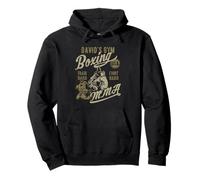 David's Gym Boxing MMA Retro Design for the Name David Pullover Hoodie