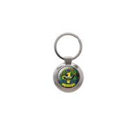(Davidson) Scottish Clan Crest Enamel Chrome Keyring Key Fob - D-H Tartans