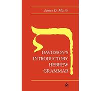Davidson's Introductory Hebrew Grammar