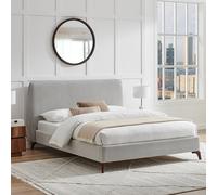 Davies Bed - Grey Fabric - Sizes Available