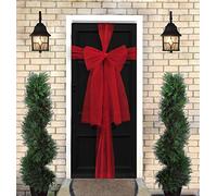 Davies Products Ltd Red Organza Christmas Front Door Bow Kit - 9M