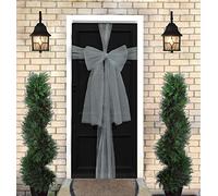 Davies Products Ltd Silver Organza Christmas Front Door Bow Kit - 9M