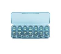 Daviky Pill Organiser, Pill Organiser 2 Times a Day, Weekly Pill Box 7 Day (AM & PM), Premium Tablet Organiser, 7-Day Medicine Organiser for Travel, Vitamins, Fish Oils & Supplements