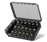 Daviky Weekly Pill Organiser 3 Times a Day, Large 7 Day Removable Pill Box