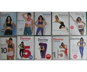DAVINA 1-10 complete dvd collection 1. BODY BUFF / 2. POWER BOX TONE / 3. INTENSE / 4. FIT / 5. TONED IN 10 / 6. 5 W IT / 7. 7 MINUTE FIT / 8. FIT IN 15...= ULTIMATE 10 DVD SET
